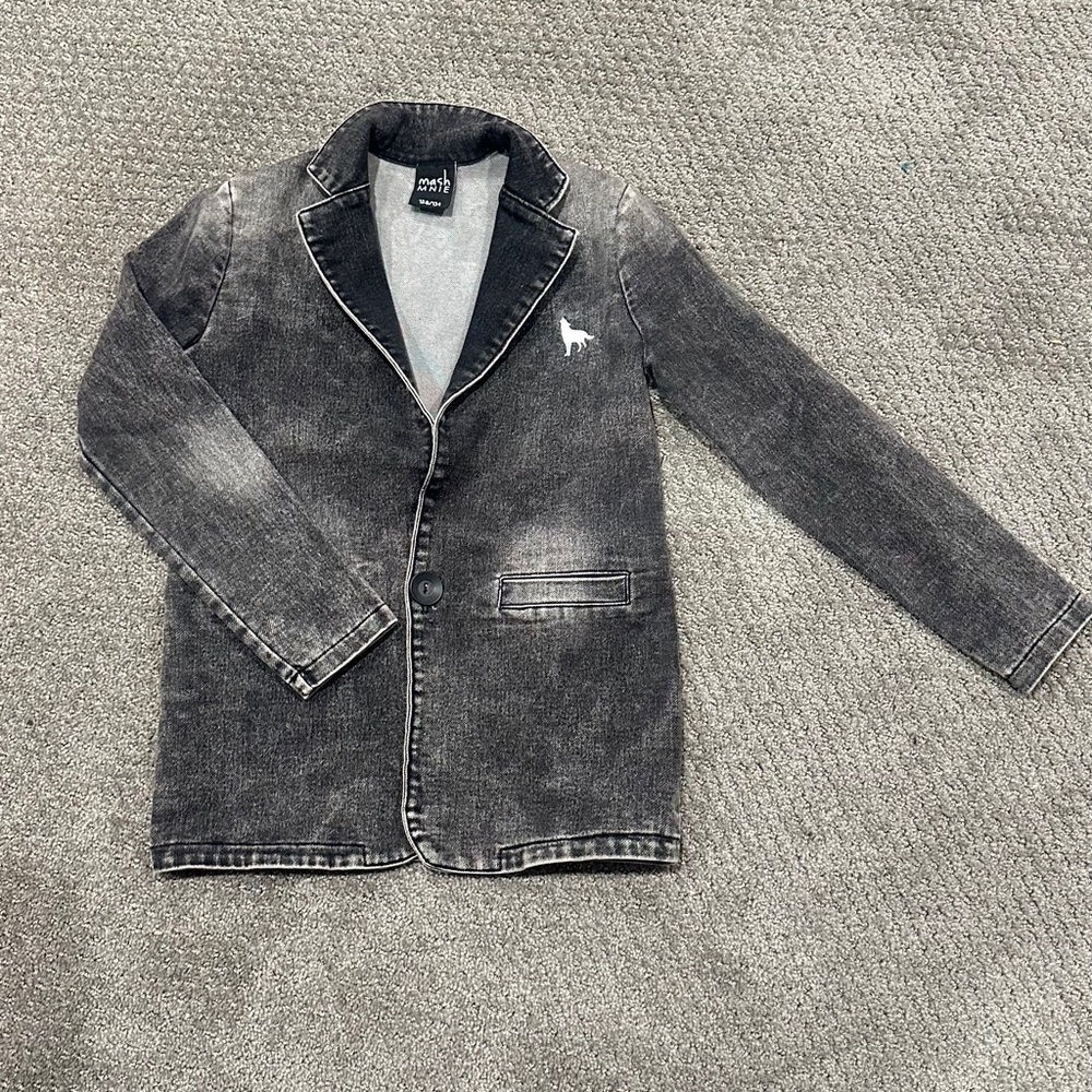Zara Kids Gray Denim Jacket